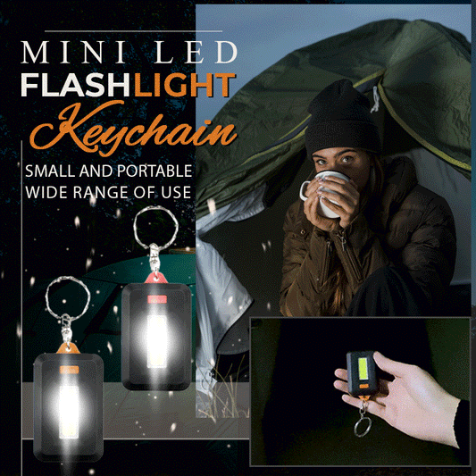 Mini LED Flashlight Keychain