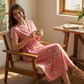 😍 2026 NEW SALE – 50% OFF 🌸 Women's V-Neck Floral Print Dress with Twist Waist – Elegant & Flattering Summer Dress ✨