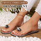 💖Flat Sandals With Clear Rhinestones For Women