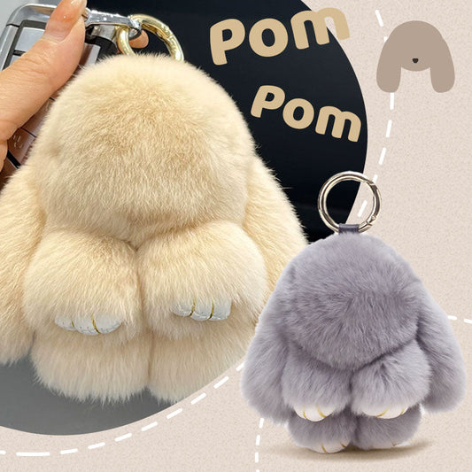 🐰Handmade Soft Bunny PomPom Charms 3