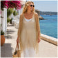 🏆 Last Day Special Price £10.99! 💐Summer Metallic Crochet Cover-Up – Lightweight, Flowy & Effortlessly Stylish summer outfit