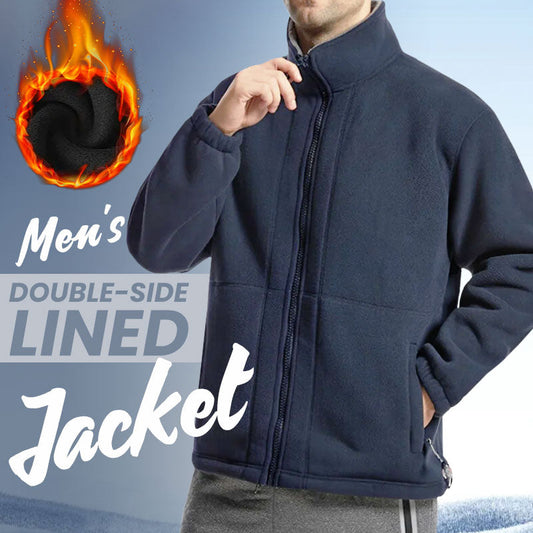 🔥Black-Friday-Mega-Angebot – 50 % Rabatt!🔥 Men's Double Face Fleece Jacket