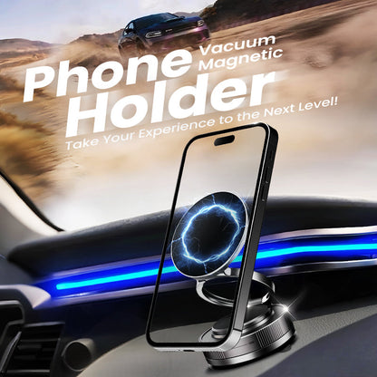 🔥LAST DAY - BUY 2 GET 1 FREE🔥🔄360° Adjustable Vacuum Magnetic Phone Holder