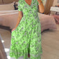 💃Hot Sale 50% OFF🔥 Floral Print V-neck Dress