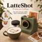 Create Latte Art Instantly! 30-Stencil Mechanical Coffee Printer