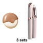 Portable 3-Layer Hair Shaver with Rotating Cover