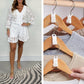 🔥Hot Sale-50% OFF💕Casual Short V-Neck Lace Suit