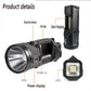 💥2025 BIG SALE 49% OFF💥 New German 1000000 Lumens Waterproof Spot Lights Handheld Large Searchlight