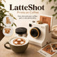 Create Latte Art Instantly! 30-Stencil Mechanical Coffee Printer