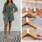 🔥Hot Sale-50% OFF💕Casual Short V-Neck Lace Suit