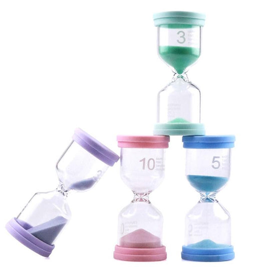 3pcs Colourful Hourglass Timer Set  5mins / 15mins / 30mins
