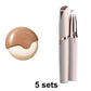 Portable 3-Layer Hair Shaver with Rotating Cover