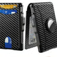 🔥Last Day 50% OFF-💼🔒Men's Simple Bifold Wallet- With Pop Up Aluminum Case Money Clip Slim Leather Slots Credit Card Holder RFID Blocking Bifold Minimalist Wallet(🎁Perfect Gift)