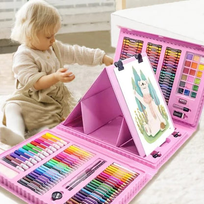 🎨 50% OFF HOT PROMOTION! ✨ Deluxe 6-in-1 Art Creativity Set - Includes Drawing Tools & 12 Colors for Kids' Creative Development 🧑‍🎨🌟