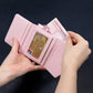 Travel Folding Wallet Case Leather Card Holder Cover for Samsung Flip3 5G/ Flip4