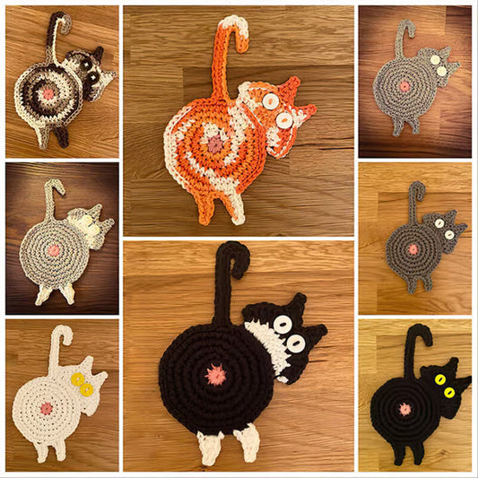 🔥Hot Sale-🐱Cat Butt Coasters