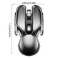 Wireless Ergonomics Metal Mouse