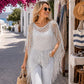 🏆 Last Day Special Price £10.99! 💐Summer Metallic Crochet Cover-Up – Lightweight, Flowy & Effortlessly Stylish summer outfit