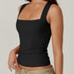 🎀Women’s Square Neck Sleeveless Tank Top – Soft, Stretchy & Chic