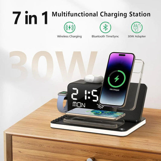 ⏰ Now only 50% off!🔥7-in-1 wireless charging station