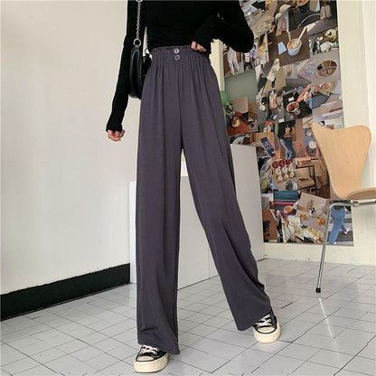 Women's High-Waist Wide-Leg Pants