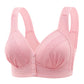 Front Button Breathable Skin-Friendly Cotton Bra