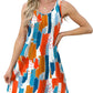 💖LAST DAY SALE 50% OFF💖Summer Printed V-Neck Sleeveless Beach Dress
