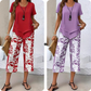 👚 50% OFF NOW! 🔥 Casual Round Neck Layered Tunic Top & Wide Leg Pants Set – Flowy Design, Soft Fabric & Perfect for Everyday Style 🌸