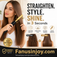 ✨️Amazing Discount on 🔥2026 New Arrival！🎁💇‍♀️Heats in 3 Seconds & Shapes in 5 Seconds！👱‍♀️Create Perfect Hairstyles Quickly！✨️Portable Electric Hair Straightening and Curling Comb