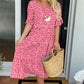 🔥Hot Sale 50% OFF!!💕Women's Polka Dot Midi Dress | Elegant Round Neck & Breathable Summer A-Line Dress | Chic Casual Mary Dress for Beach & City Strolls