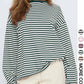 🔥LAST DAY SALE 50% OFF✨⚡Women's Striped Long Sleeve Top