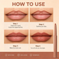 LAST DAY - BUY 1 GET 1 FREE Dual-Ended Peptide Lip Liner Pen