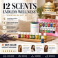 🔥 Limited Time 50% OFF 🎁 12-Pack Water Soluble Essential Oils Set – Fresh Fragrance for Diffusers, Humidifiers & DIY Crafts 🌺✨
