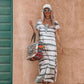 🍃 Loose Fit Long Dress | Breathable V-Neck Summer Maxi Dress