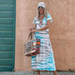 🍃 Loose Fit Long Dress | Breathable V-Neck Summer Maxi Dress