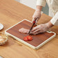 🔥HOT SALE (50% OFF)🔥Double Sided Antibacterial Cutting Board with Stand