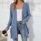 Women's Cozy Autumn Ribbed Knit Cardigan