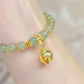 Ideal Gift - Elegant Faux Jade Bracelet