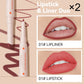 Long-Lasting Double Head Lipstick & Lip Liner