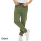 －50％Casual Soft Solid Color Drawstring Pants