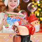 🎁Nice Christmas Gift🎅🎄Funny Santa Bubble Blowing Machine