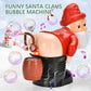 🎁Nice Christmas Gift🎅🎄Funny Santa Bubble Blowing Machine