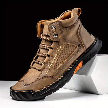 💥Hot Sale💥Stylish Hand-Stitched Flat Sole Men's Boots