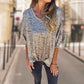 🌞HOT SALE 49% OFF👚Women's Loose V-Neck Leopard Print Half Sleeve T-shirt