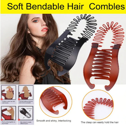 💥Hot Sale 50% OFF💥Flexible Interlocking Banana Clips for Easy Styling