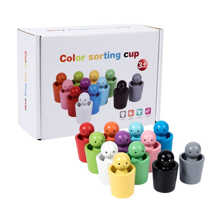Montessori Children's Color Classification Stacking Educational Toys