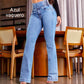 👖Women‘s Stretch Flare Jeans – High Waist, Body-Hugging Fit & Retro Style ✨