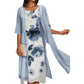 🔥Women's Two-Piece Floral Print Suit Dress