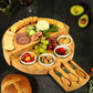 Round Cheese & Charcuterie Board Set