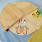 Round Cheese & Charcuterie Board Set